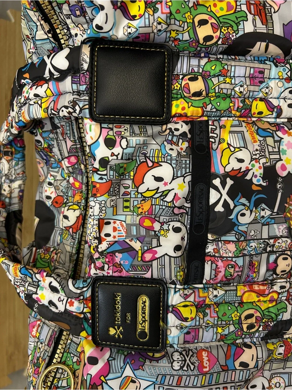 tokidoki for LeSportsac Tutti Rondinella Buon Viaggio Weekender Duffle Bag